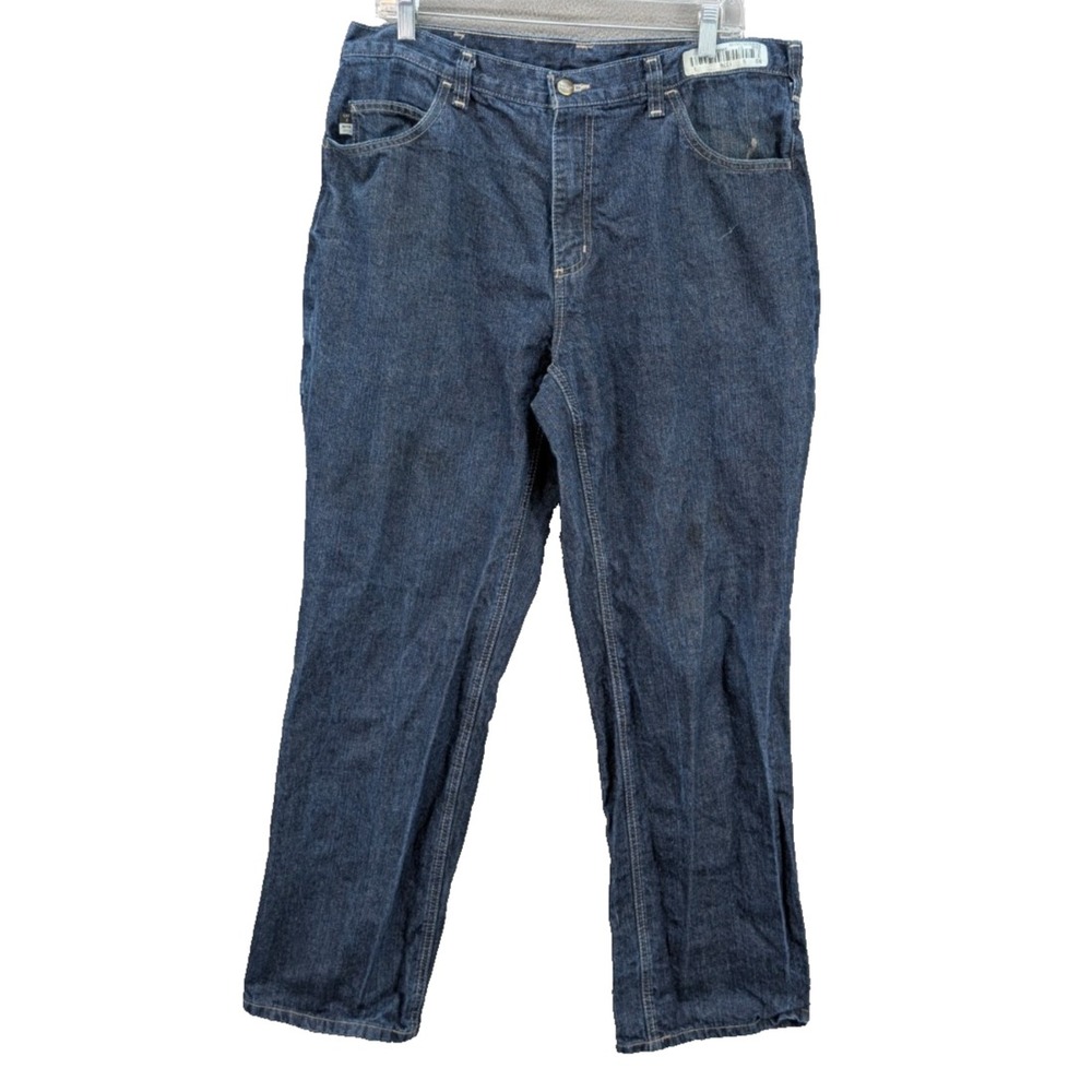 Carhartt‎ Flame Resistant Men's Jeans 36x30 Blue Denim Workwear Cat 2 NFPA 2122